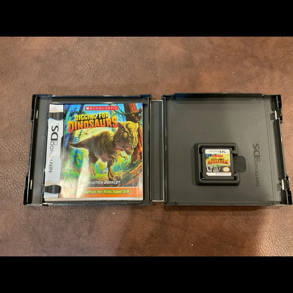 4 Nintendo DS Games - Cases & Original Paperwork Included 🦕 🐅 🐘 🃏